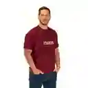 Camiseta Slim Fit C/r Vinotinto