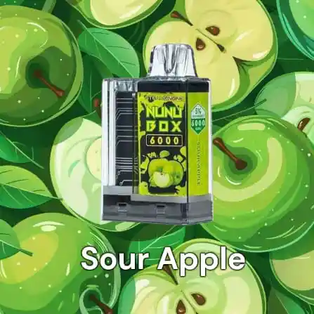 Vape Kuz Dababy 9000 Puffs Sour Apple