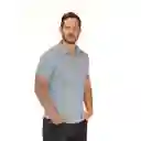 Camiseta Polo Slim Fit Gris