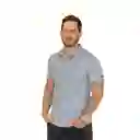 Camiseta Polo Slim Fit Gris