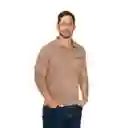 Camiseta Polo Slim Fit Café