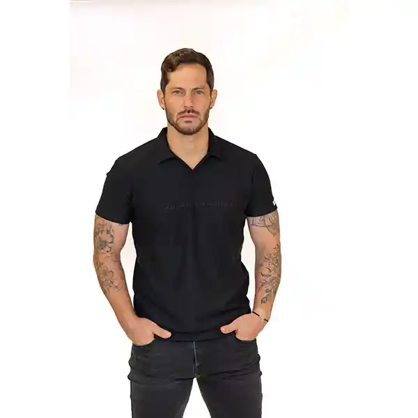 Camiseta Polo Slim Fit Negro