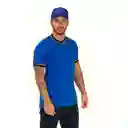 Camiseta Slim Fit C/r Azul