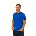 Camiseta Slim Fit C/r Azul