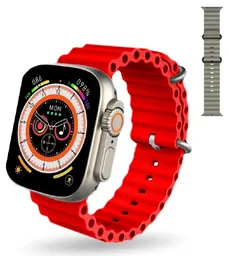 Smartwatch Mobulaa H8 Ultra Pantalla Hd Bluetooth 5.0 Ip67 Rojo