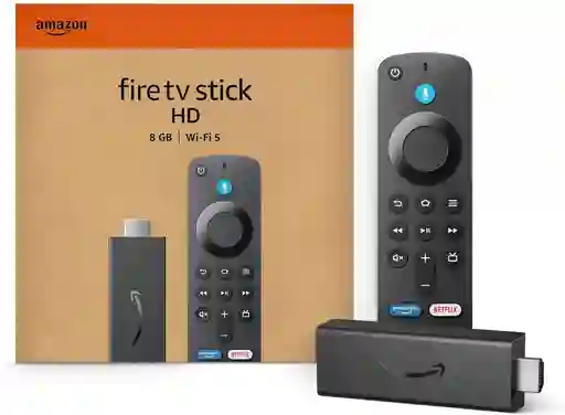 Amazon Fire Tv Stick Hd (última Generación), Con Tv En Directo Gratuita, Mando Por Voz Alexa, Controles De Hogar Digital Y Reproducción En Streaming Hd