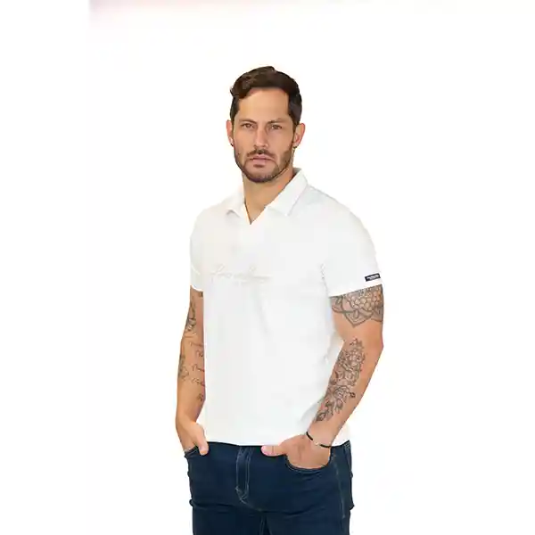 Camiseta Polo Slim Fit Beige