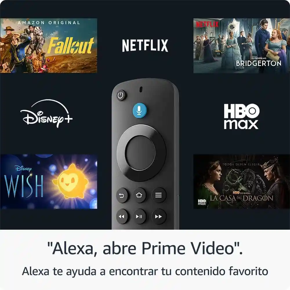 Amazon Fire Tv Stick Hd (última Generación), Con Tv En Directo Gratuita, Mando Por Voz Alexa, Controles De Hogar Digital Y Reproducción En Streaming Hd