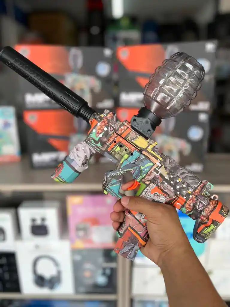 Ametralladora Mp7 De Hidrogel