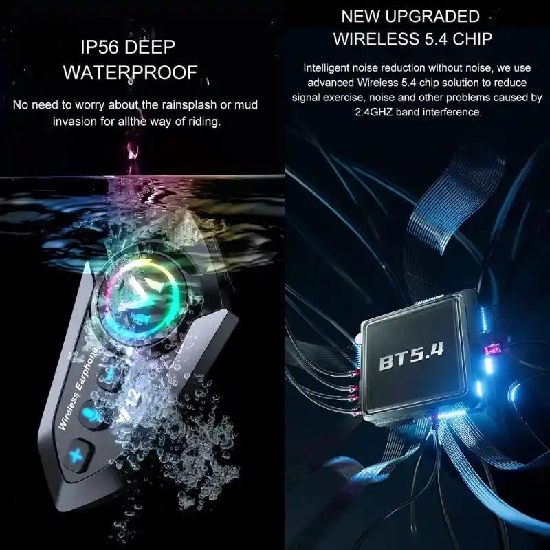 Intercomunicador Casco Moto Y12 Radio Fm Bluetooth Auricular