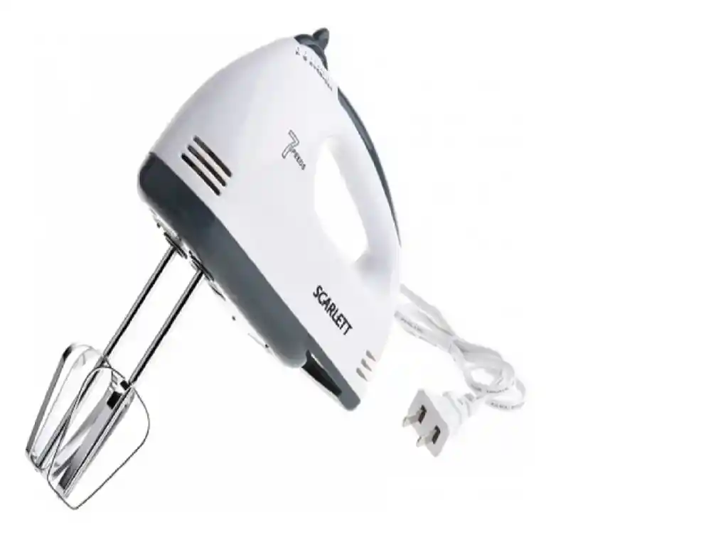 Scarlett 2023 Batidora De Mano Eléctrica 7 Velocidades Color Blanco Frecuencia 0