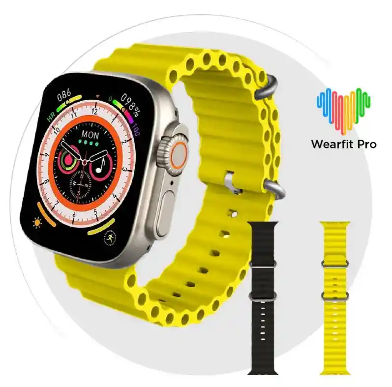 Smartwatch Mobulaa H8 Ultra Pantalla Hd Bluetooth 5.0 Green