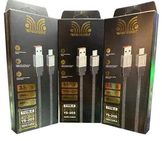 Cable Usb - Tipo C Reforzado De Carga Rapida Y Alta Calidad