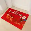 Tapete Navideño Alfombra Decorativa Antideslizante 38x58 Cm