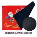 Tapete Navideño Alfombra Decorativa Antideslizante 38x58 Cm