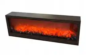 Chimenea Rectangular Con Led, Decoración Del Hoga