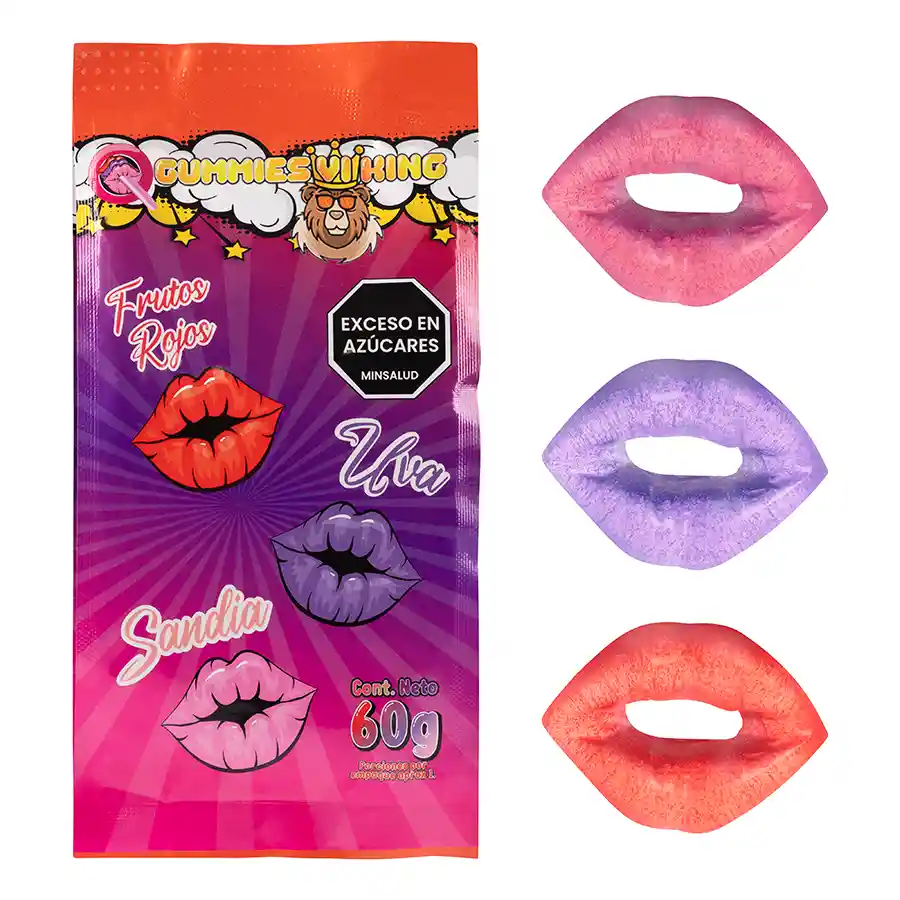 Anillos Labios X 3 Ud Gummies Vi King Cherry