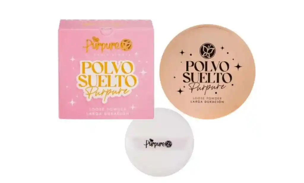 Polvo Suelto Tono 01 Rostro Maquillaje Profesional Purpure