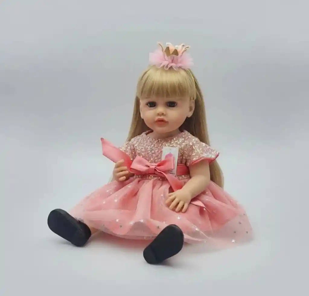 Muñeca Realista Con Sonido 55 Cm Interactua Juguete Niñas Niños Infantil