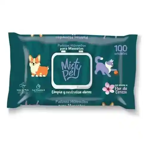 Pañitos Húmedos Mistypet Por 100 Unidades