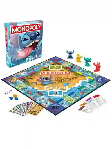 Juego De Mesa Monopoly Stitch Original / Hasbro