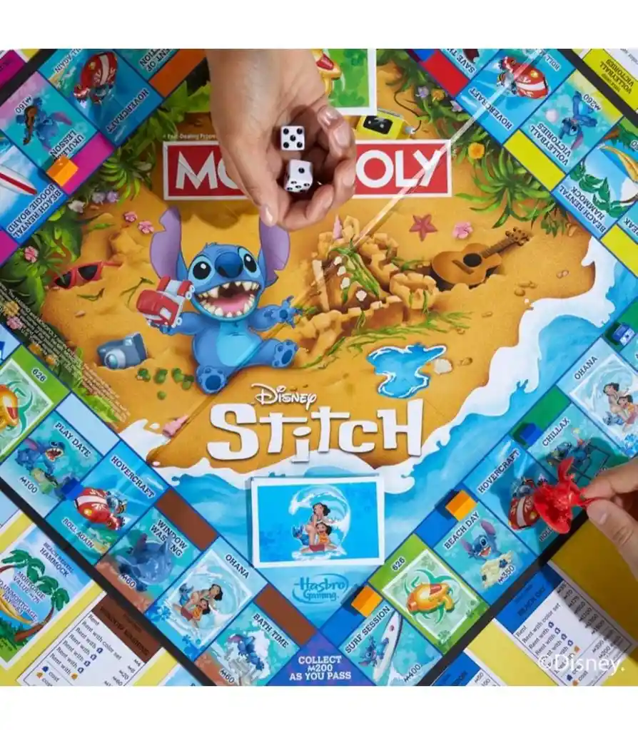 Juego De Mesa Monopoly Stitch Original / Hasbro