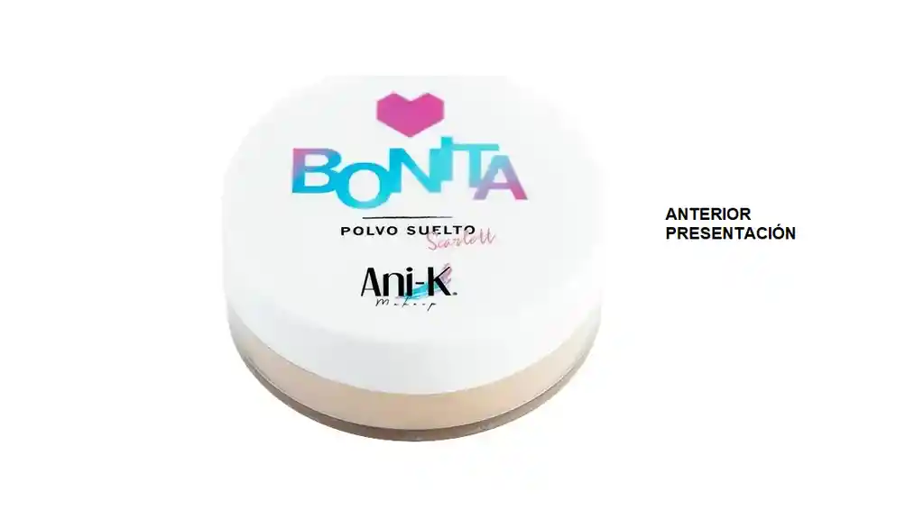 Polvo Suelto Tono Scarlett Bonita Maquillaje Anik Nueva Presentación