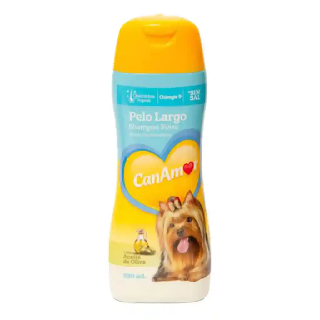 Shampoo Para Perros Canamor Pelo Largo 230 Ml