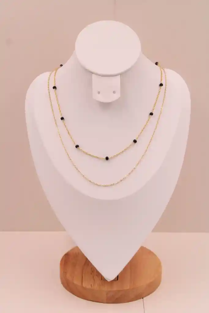 Cadena Doble Kami Rodio