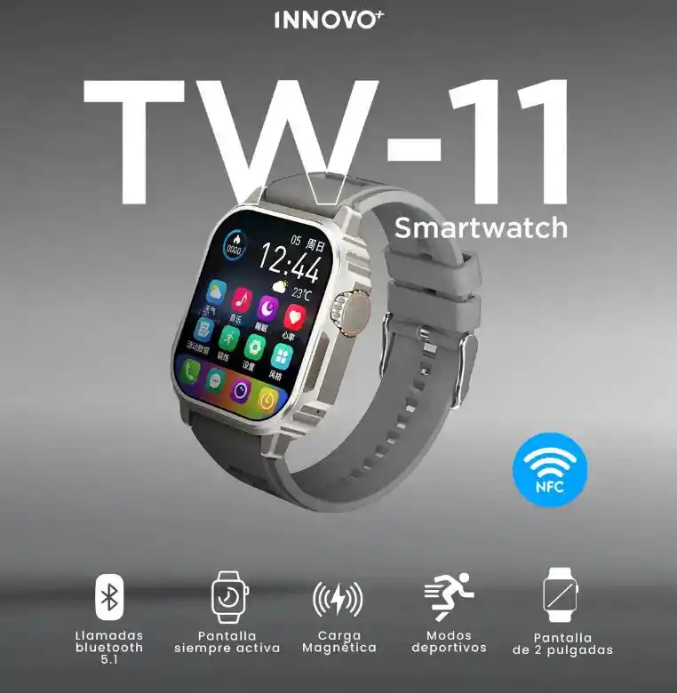 Smartwatch Mobulaa Tw-11 2.1 Bluetooth 5.1 Resistente Ip67