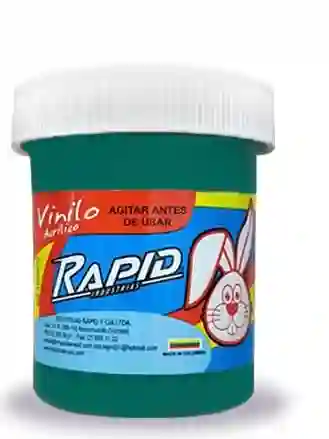 Vinilo Acrílico Rapid En Presentación De (60cc) En Verde