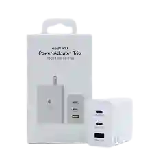 Cargador Samsung 65w De 3 Puertos Carga Rapida Blanco