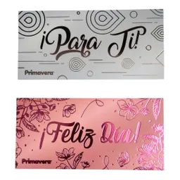 Lluvia De Sobres Primavera Metalizado