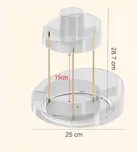 Organizador De Cosméticos Y Maquillaje 3 Niveles