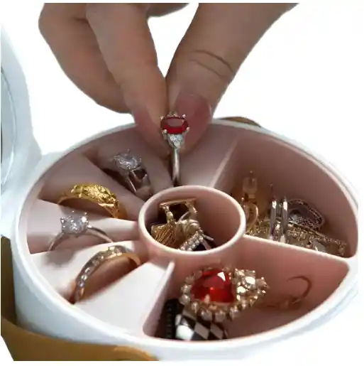 Mini Joyero Estuche Organizador De Joyería