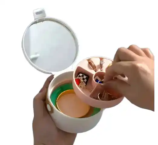 Mini Joyero Estuche Organizador De Joyería