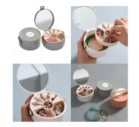 Mini Joyero Estuche Organizador De Joyería