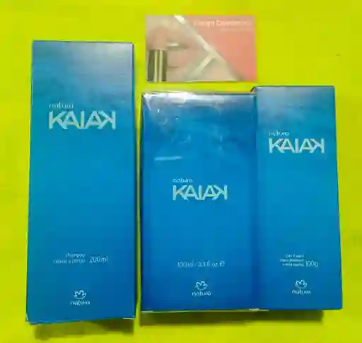 Kit Kaiak Sh+ Perfume+gel Barba