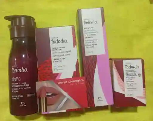 Kit Corporal Jabones+splash+crema Hidra Cereza Praline