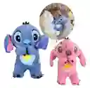 Peluche Que Respira Stitch Felpa Suave Calman La Ansiedad