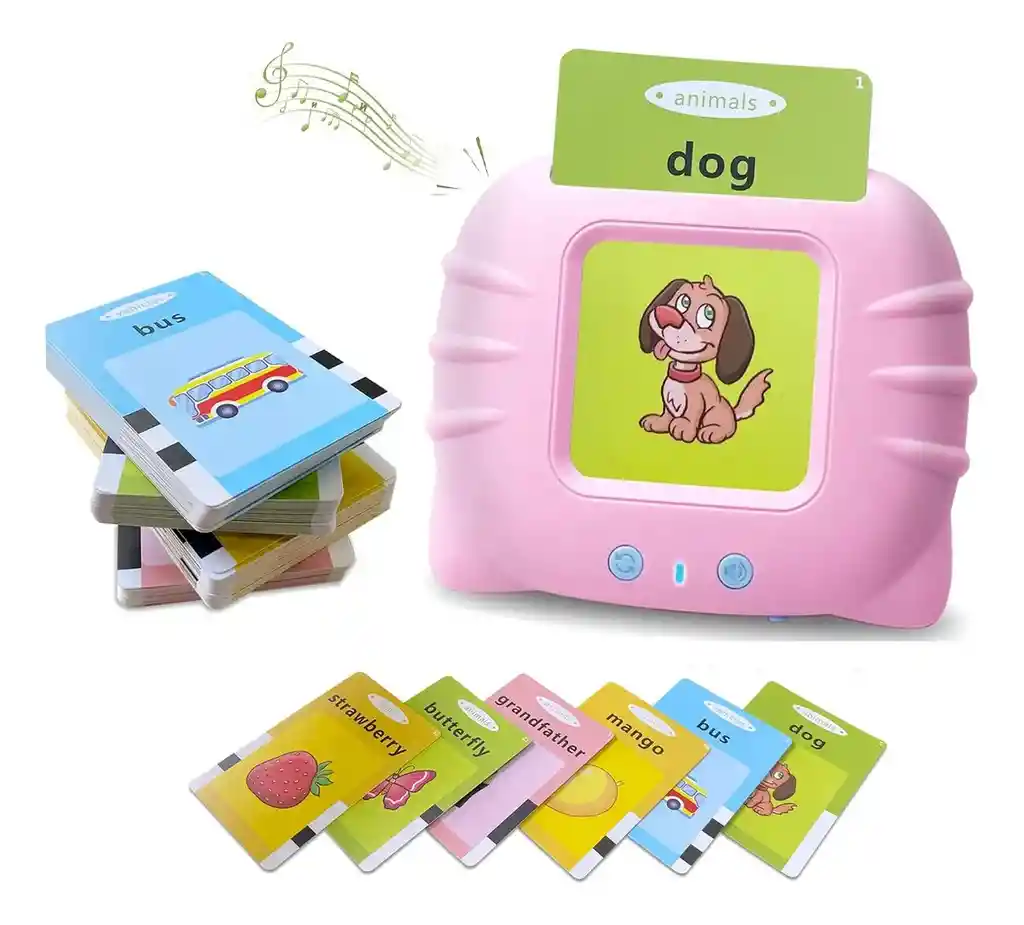 Lector Bilingüe Niños Fichas Aprendizaje Ingles Español 224 Palabras