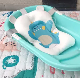 Cojin Malla Acolchada Para Tina Bañera De Bebe Ergonómica