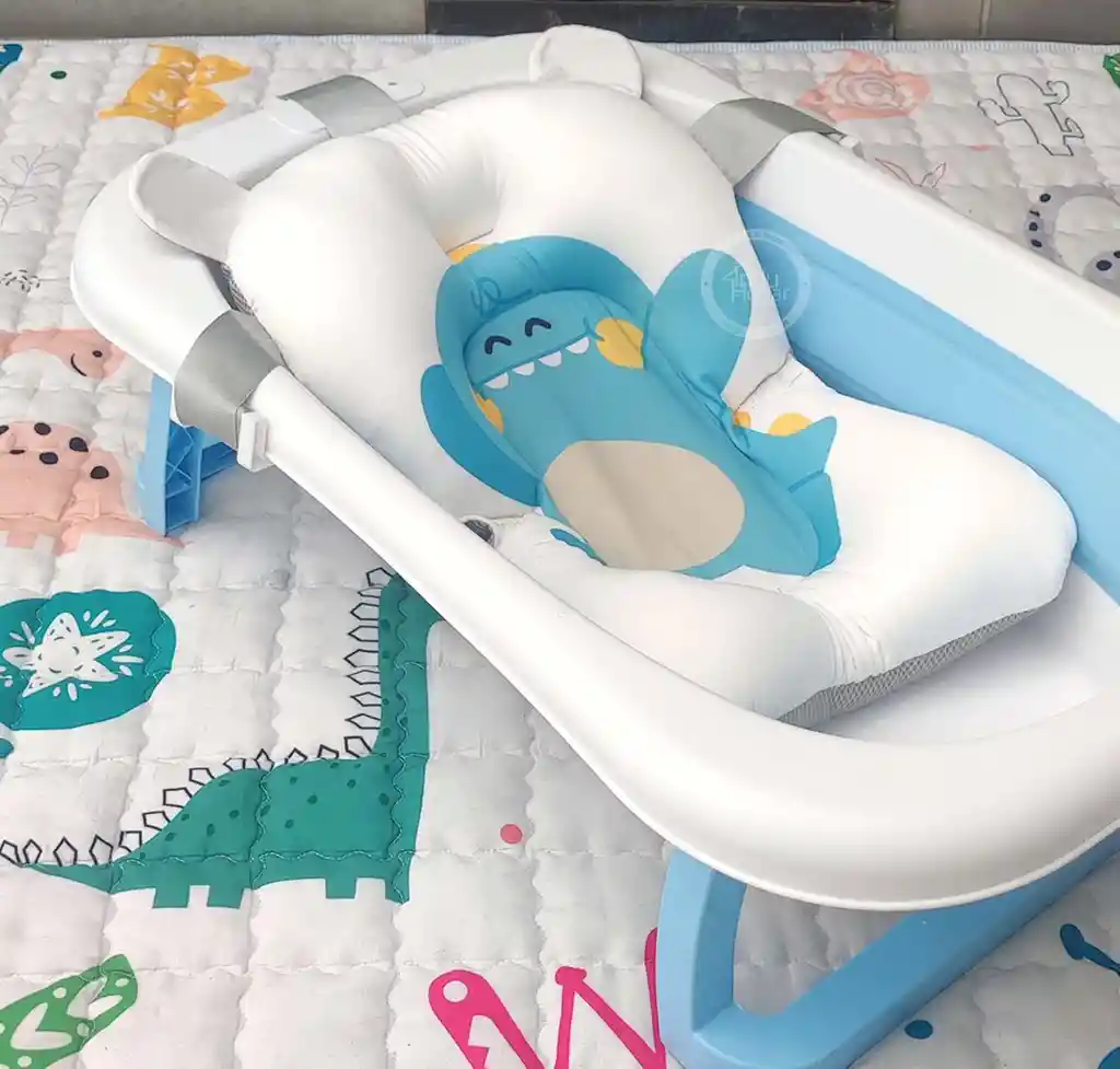 Cojin Malla Acolchada Para Tina Bañera De Bebe Ergonómica