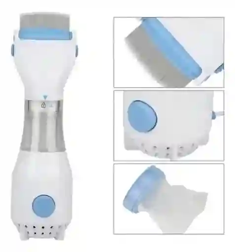 Peine Eléctrico Jorginstore Jrs-pio Aspiradora Dientes Acero Para Piojos
