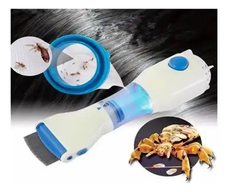 Peine Eléctrico Jorginstore Jrs-pio Aspiradora Dientes Acero Para Piojos