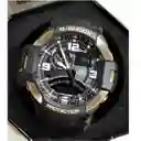 Reloj Casio H-shock Negro Con Dorado