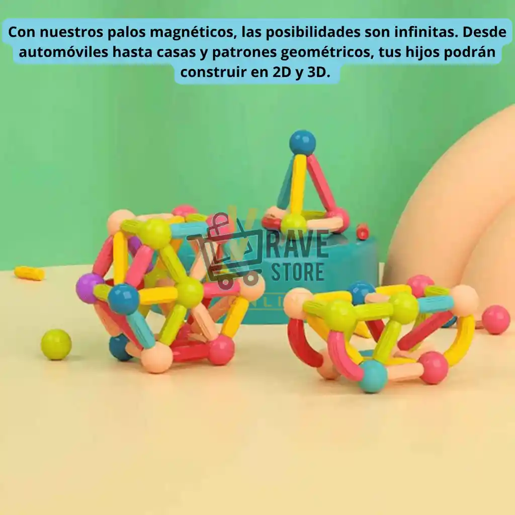 Palo Magnético, Bolas Y Varillas Magnéticas