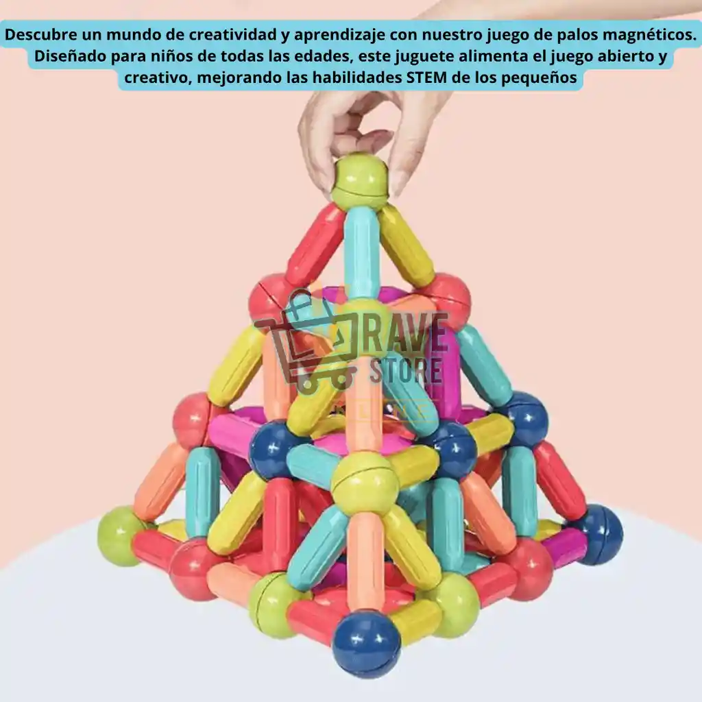 Palo Magnético, Bolas Y Varillas Magnéticas