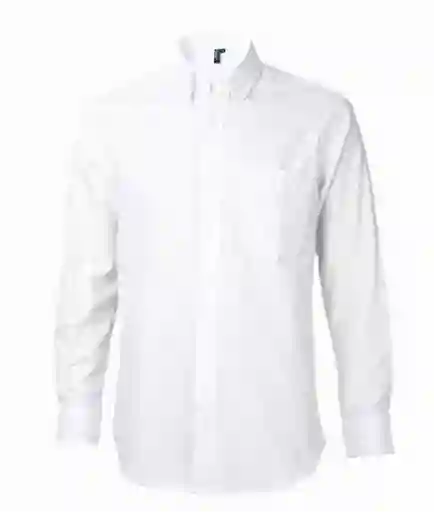 Camisa Oxford Hombre Blanca. Tallas: S, M, L, Xl