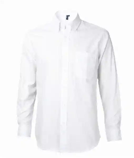 Camisa Oxford Hombre Blanca. Tallas: S, M, L, Xl